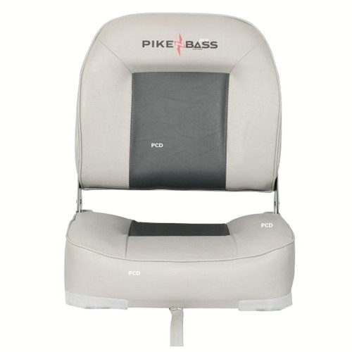 Siege De Barque Confort Plus Repliable Pike'n Bass Gris