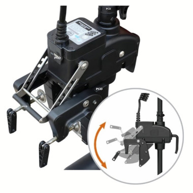 Moteur Electrique Haswing Cayman-T 55Lbs Noir Arbre 100cm