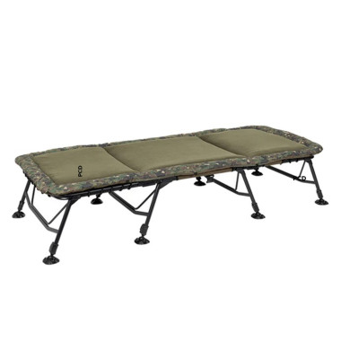 Bedchair Trakker RLX 8 Leg Bed Camou