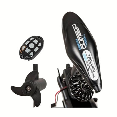Moteur Electrique Haswing Cayman-B 55lbs Noir 137cm Avec Télécommande