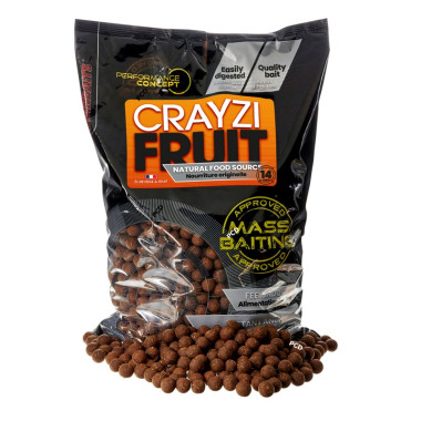 Bouillettes Starbaits Crayzi Fruit Mass Baiting 3Kg