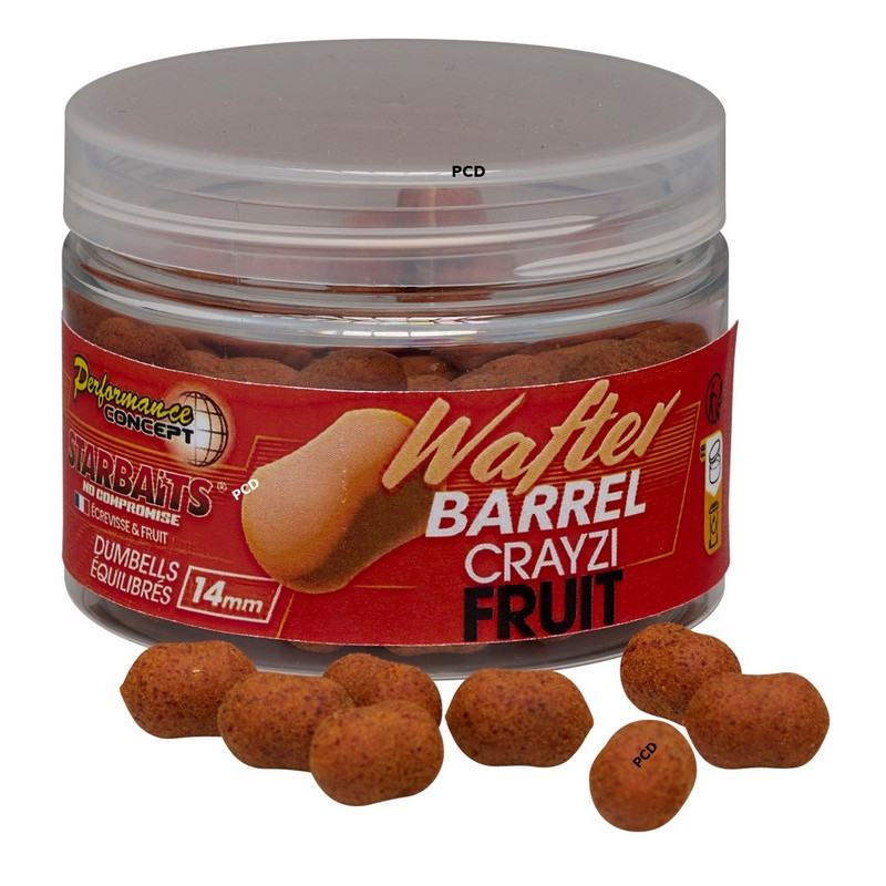 Wafters Starbaits Crayzi Fruit Wafter Barrel 50g