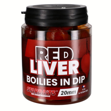 Bouillettes In Dip Starbaits Red Liver 150G