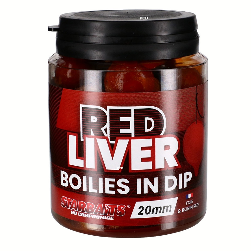Bouillettes In Dip Starbaits Red Liver 150G