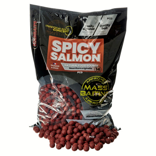 Bouillettes Mass Baiting Starbaits Performance Concept Spicy Salmon 3KG