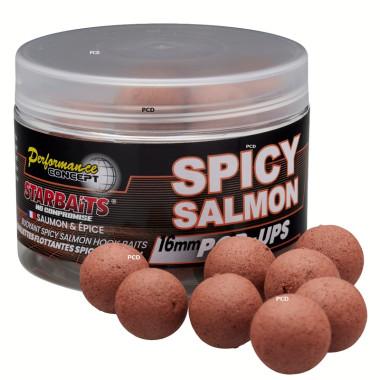 Bouillettes Flottantes Starbaits Performance Concept Spicy Salmon Pop Up 50G