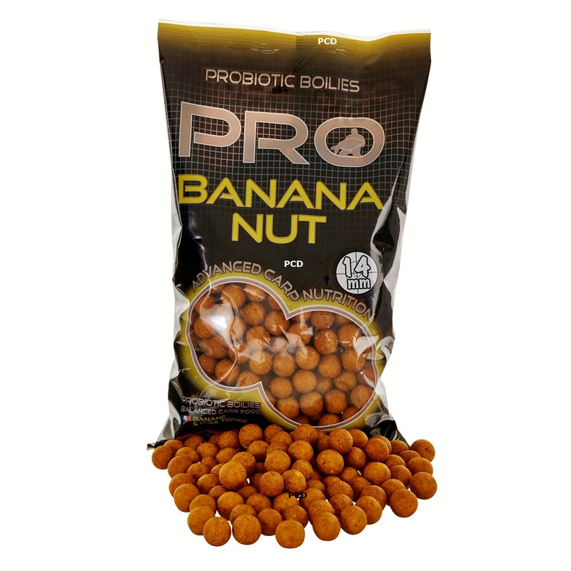 Bouillettes Starbaits Probiotic Pro Banana Nut Bolies 2KG