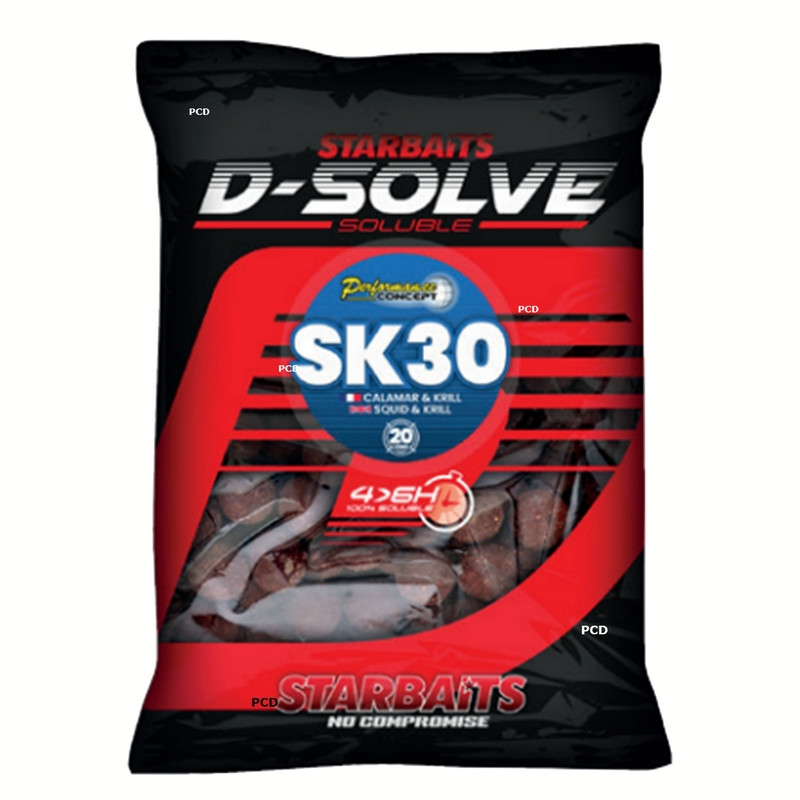 Bouillettes Solubles Starbaits Performance Concept SK30 D-Solve 2Kg500