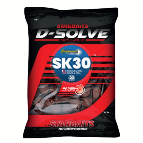 Bouillettes Solubles Starbaits Performance Concept SK30 D-Solve 2Kg500