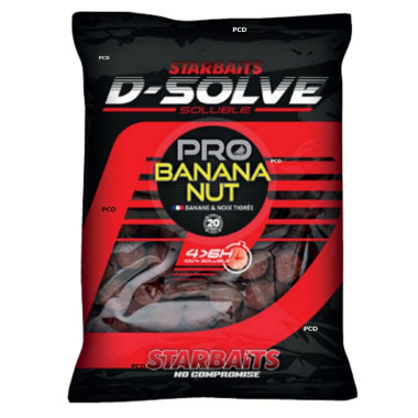 Bouillettes Solubles Starbaits Performance Concept Pro Banana Nut D-Solve 2Kg500