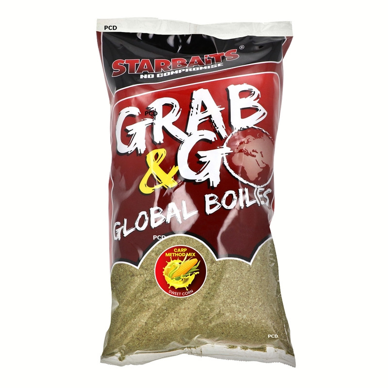 Amorce Starbaits Grab & Go Global Carp Method Mix Sweetcorn 1Kg800