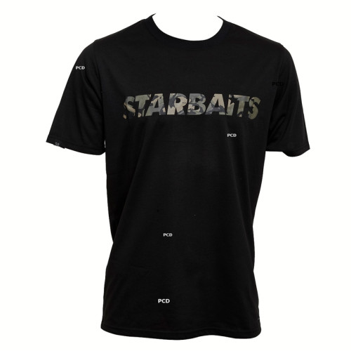 Tee Shirt Homme Starbaits Black Camo