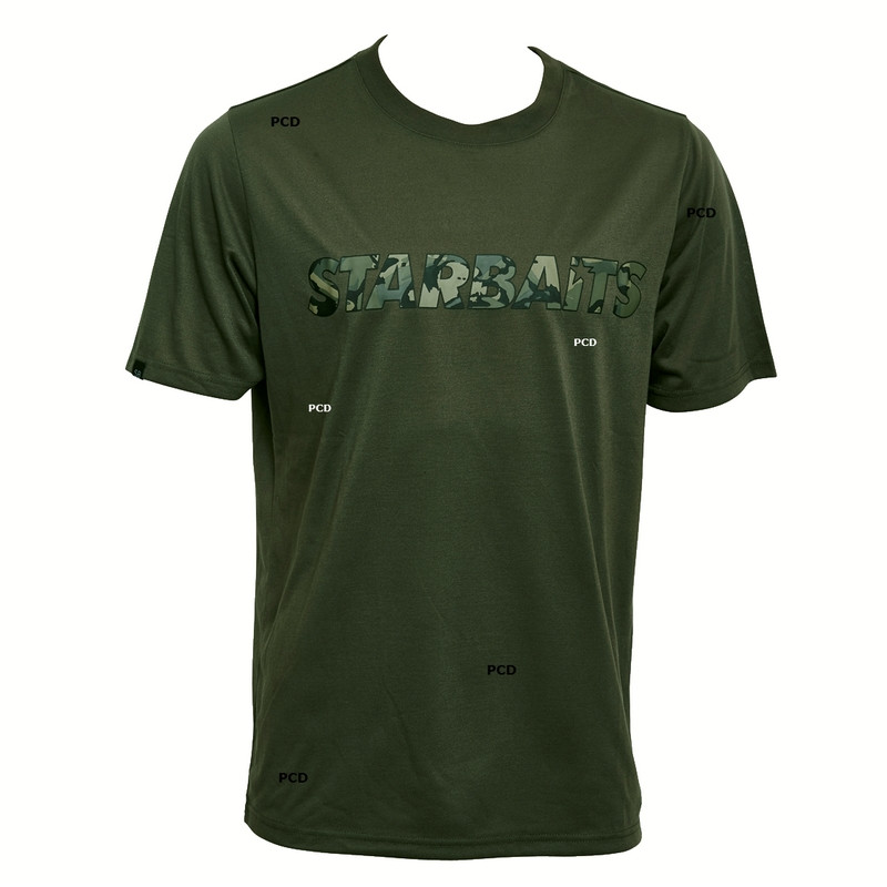 Tee Shirt Homme Starbaits Green Camo