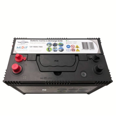 Batterie Marine Haswing Double Bornes 12V 100Ah