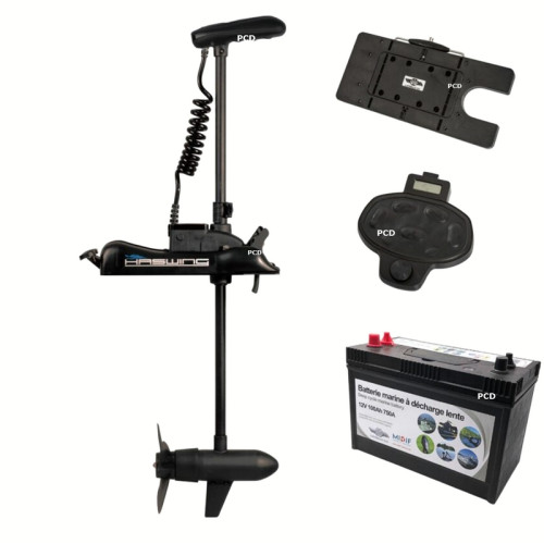 Pack Moteur Electrique Haswing Cayman-B 55lbs GPS G 1.6 Avec Batterie Marine