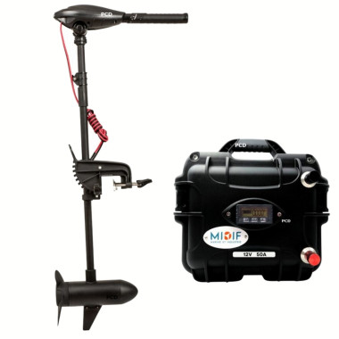 Pack Complet Moteur Electrique Haswing Osapian 2026 12V 55 Lbs Avec Batterie Lithium 50Ah Et Chargeur