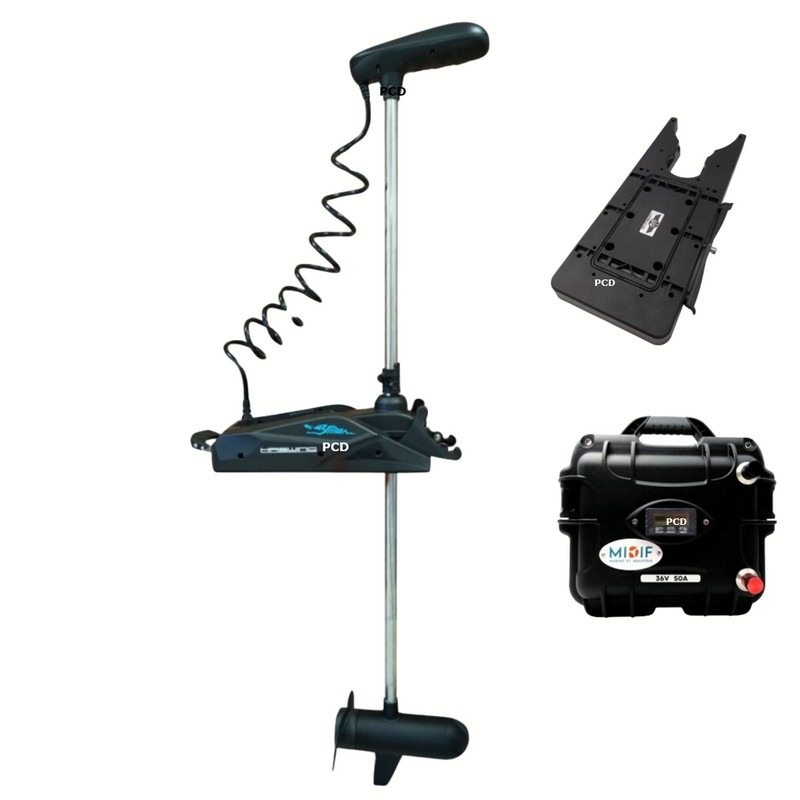 Pack Moteur Electrique Haswing Cayman-B GPS 120lbs G 1.6 Avec Batterie Lithium 36V 50Ah Et Chargeur