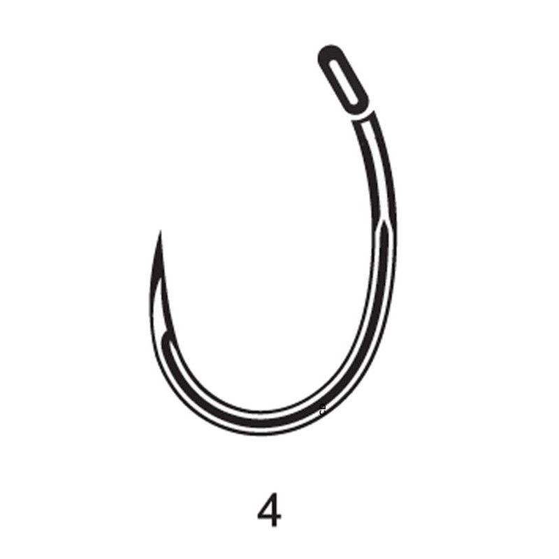 Hameçons Carp Spirit Razor Point Round Curve Barbless Par 10