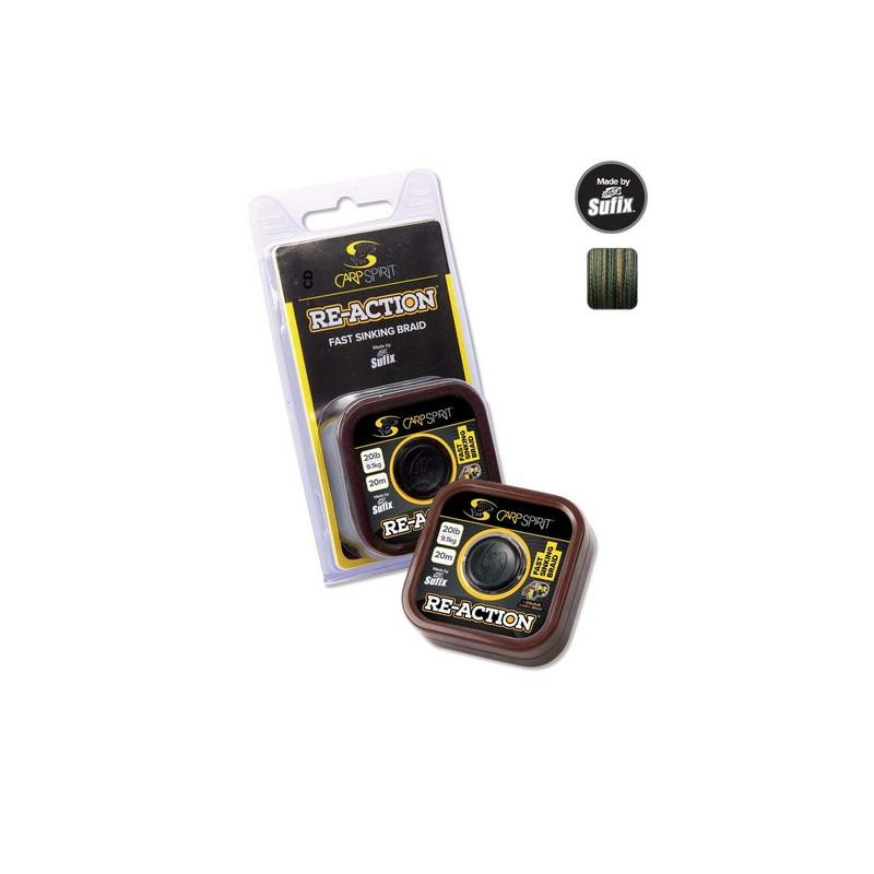 Tresse Carp Spirit Re-Action Camo 20M