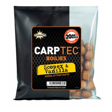 Bouillettes Dynamite Baits Carptec Scopex et Vanille Boilies 20MM 300