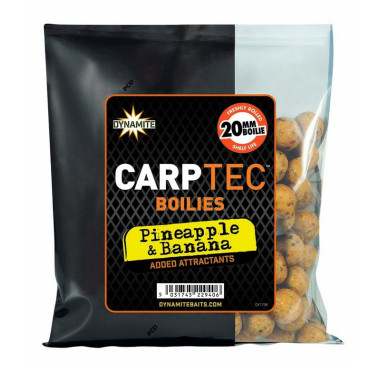 Bouillettes Dynamite Baits Carptec Pineapple Et Banana Boilies 20MM 300G