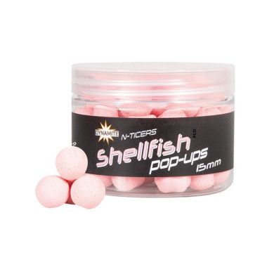 Bouillettes Flottantes Dynamite Baits N-Ticers Hookbaits Squid et Octopus Pop-Ups 12MM 40G