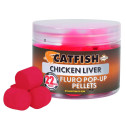 Pellets Flottants Dynamite Baits Catfish Chicken Liver Fluro Pop-Ups 22MM