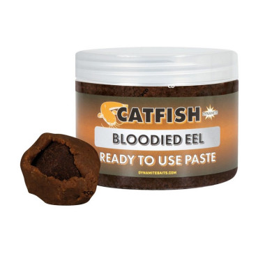 Pâte D'Enrobage Dynamite Baits Catfish Bloodied Eel Range Ready to use Paste 350g