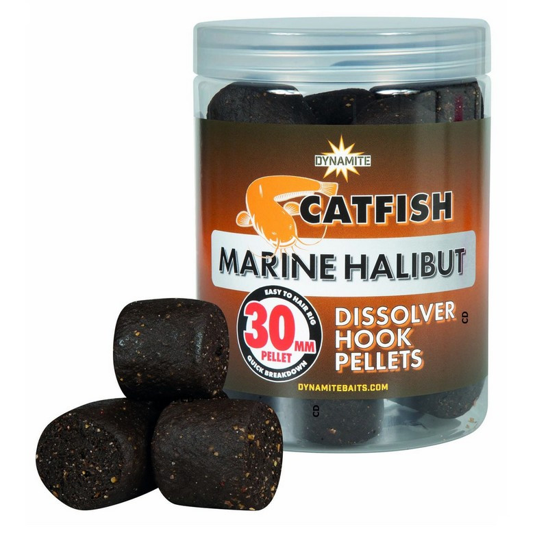Pellets Solubles Dynamite Baits Catfish Marine Halibut Range Dissolver Hook Pellets 30MM