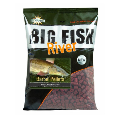 Pellets Barbeau Dynamite Baits Big Fish River Barbel Pellets Pre-Drilled 1KG800