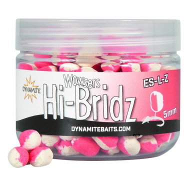 Wafters Dynamite Baits Wowsers Hi-Bridz Hi-Vis Es-L-Z Pink and White Wafters 40G