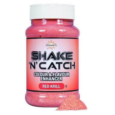 Attractant Poudre Dynamite Baits Shake N Catch Colour & Flavour Enhancer Red Krill