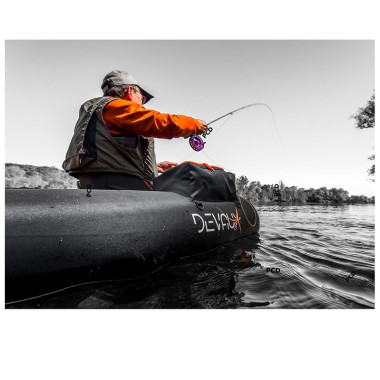 Pack Complet Float Tube Devaux Kayak Tube Cap-V 1000 Chartreuse