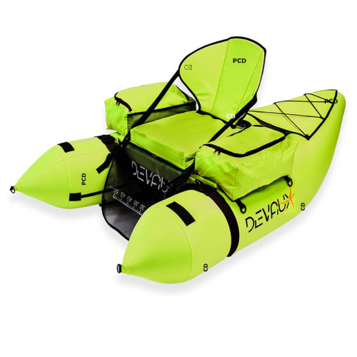 Float Tube Devaux Kayak Tube Cap-V 2000 Chartreuse