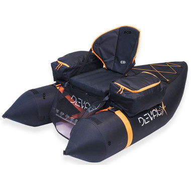 Pack Complet Float Tube Devaux Kayak Tube Cap-V 2000 Noir