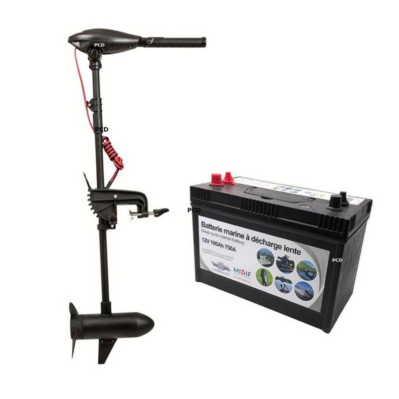 Pack Complet Moteur Electrique Haswing Osapian 30 Lbs Avec Batterie Marine