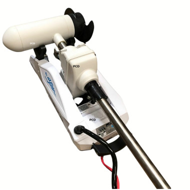 Moteur Electrique Haswing Cayman-B 80Lbs 24V Blanc Fonction GPS Version G 1.6 Arbre de 210cm