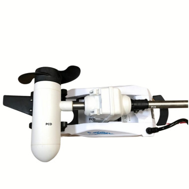 Moteur Electrique Haswing Cayman-B 80Lbs 24V Blanc Fonction GPS Version G 1.6 Arbre de 210cm