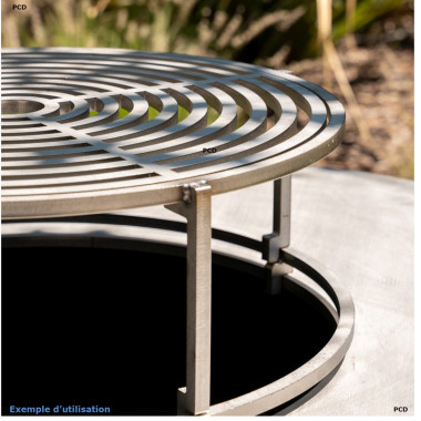 Grille De Cuisson Inox Pour Braséros Firten Ellipse 150