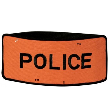 Brassard Police Cityguard Orange Fluo