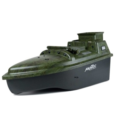 Pack Bateau d'Amorçage Anatec Monocoque S Camou OAK Avec Télécommande DE-SR07 Et Fishing Robot