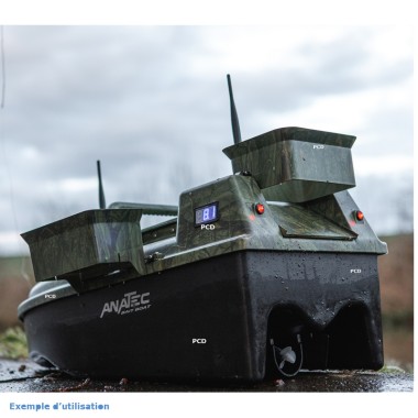 Bateau d'Amorçage Anatec Monocoque 3B OAK Lithium 16Ah Et Fishing Robot