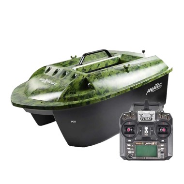 Bateau d'Amorçage Anatec Maxboat Forest Lithium 16Ah Et Sondeur ALF500