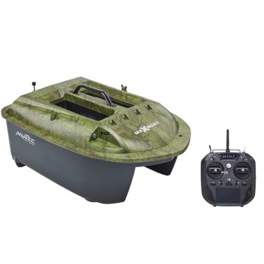 Bateau d'Amorçage Anatec Maxboat OAK Lithium 16Ah Et Sondeur ALF500