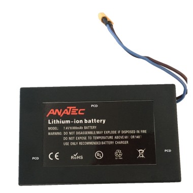 Batterie Lithium 7,4V 16Ah Pour Bateaux Amorceurs Anatec