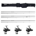 Pack Carpe Débrayable Carp Training 10P 3 Cannes