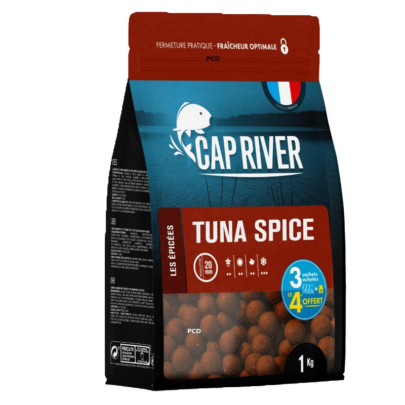 Bouillettes Cap River Tuna Spice 1kg