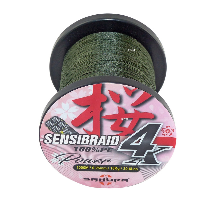 Tresse Sakura Sensibraid 4X Green 1000M
