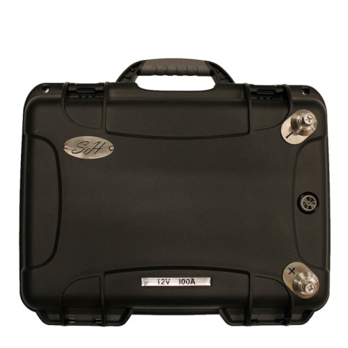 Batterie Lithium 4S 12V 100Ah Avec Sortie Régulée 12V Sh Lithium + Chargeur