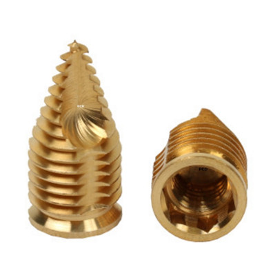 Inserts Laiton Auto Perçants M8 Pike'n Bass Par 4
